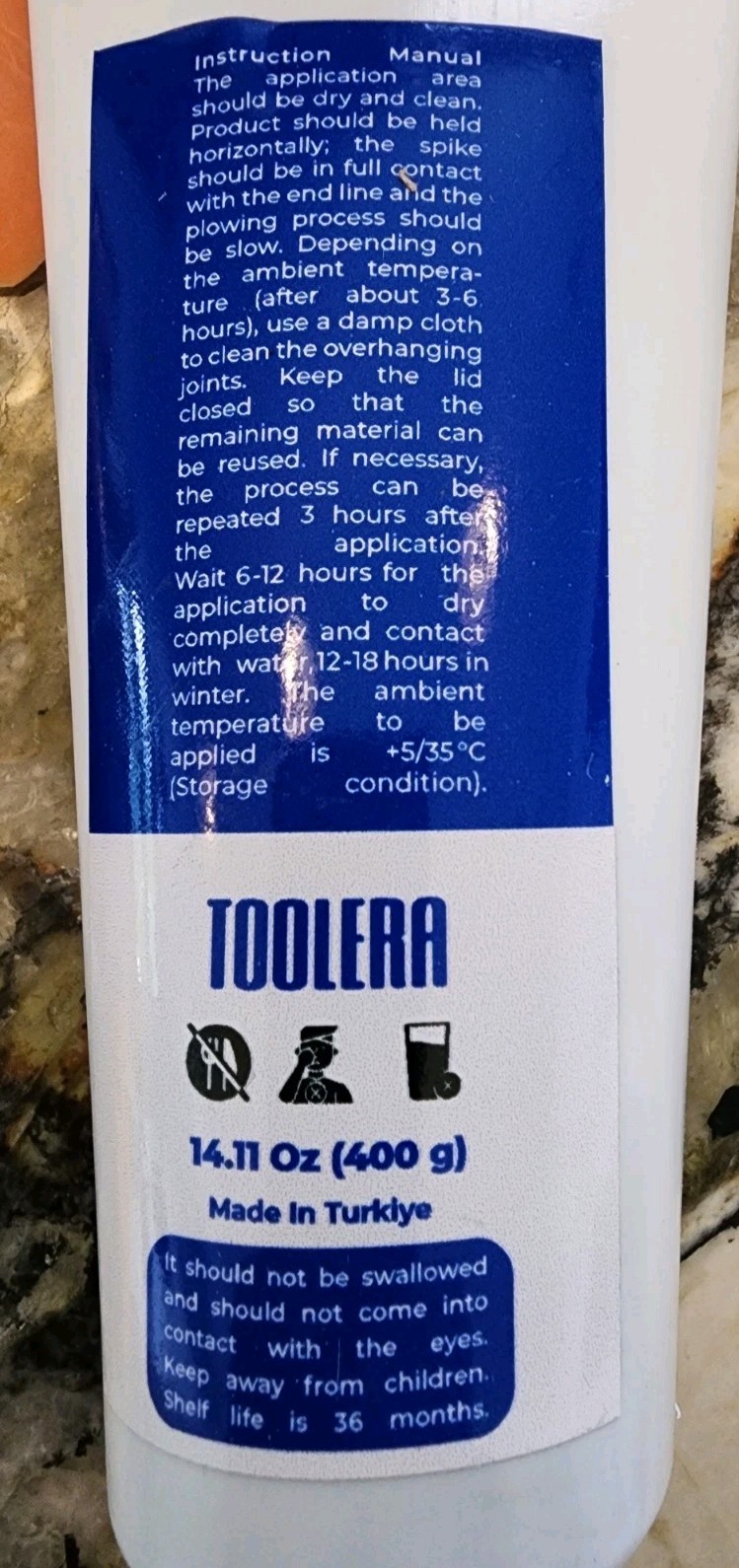 Toolera Tile Grout Repair Kit Dark Grey 14.11oz Set w/ Tools – New
