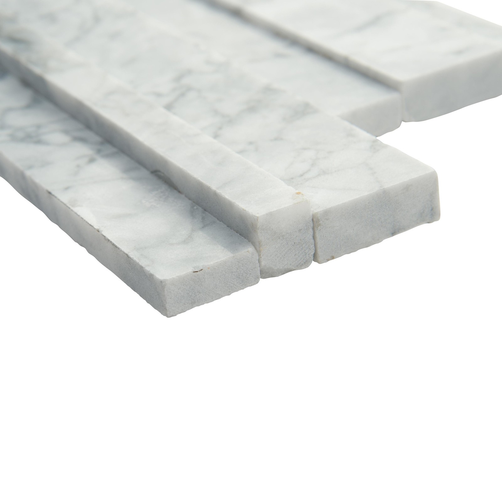 Ackland AKPLPM6X18HCR-3D-CA 6 in. x 18 in. Honed Marble Stacked – Venatino