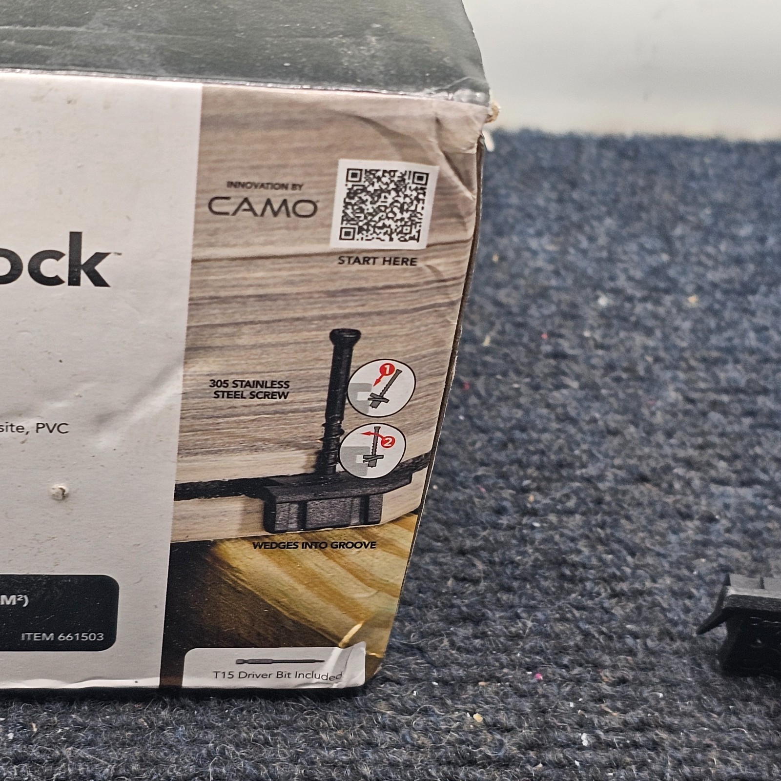 (QTY 90) Deckorators 661503: Stealthlock Fastener Universal Deck Clip