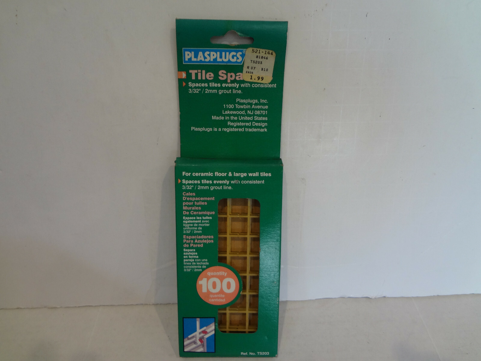 Plasplugs Tile Spacers Part No. TS203