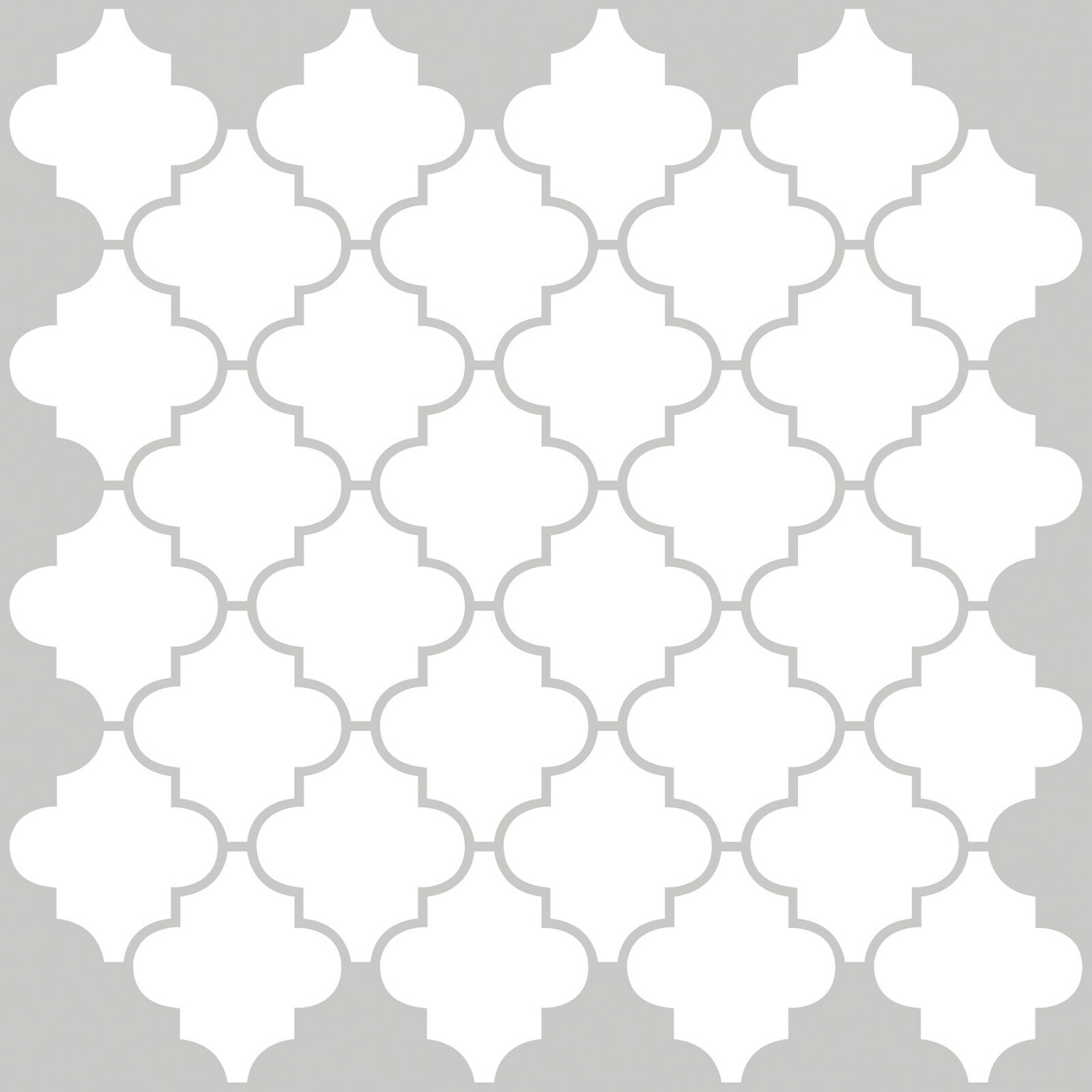 Quatrefoil Farmhouse White and Gray Modern Peel and Stick Backsplash Tile Diy