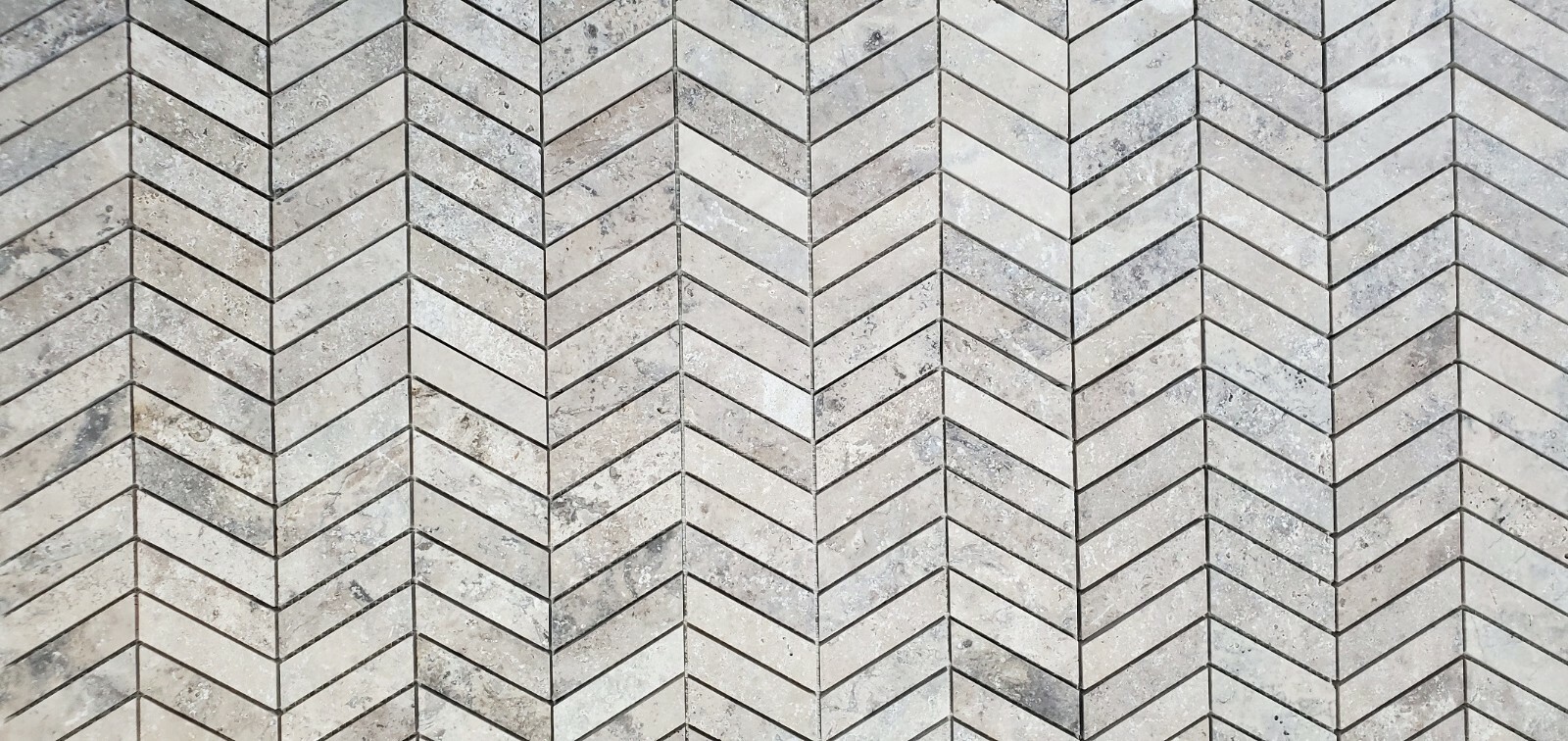Chevron Latte Honed Travertine Mosaic Tile
