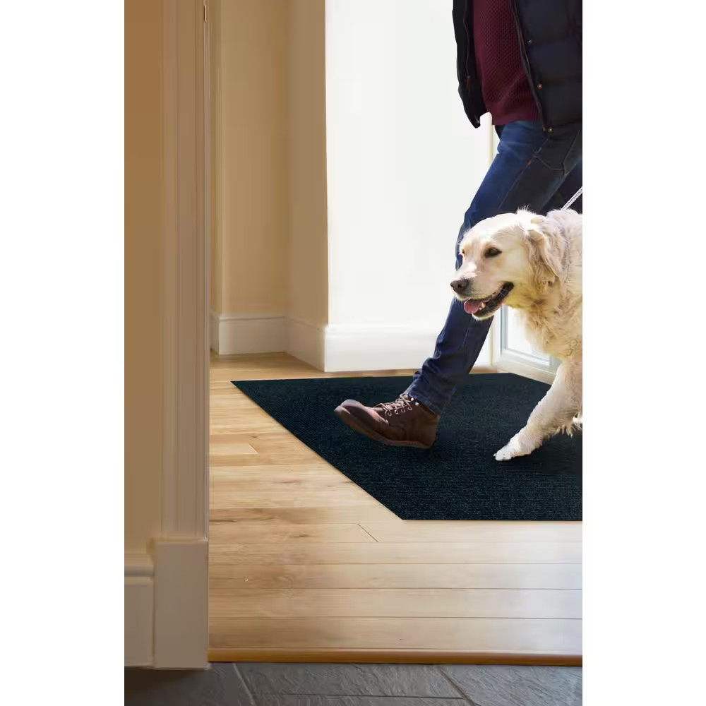 Wide Wale – Rib – Ash Indoor/Outdoor 18 X 18 In. Peel and Stick Modular Carpet T