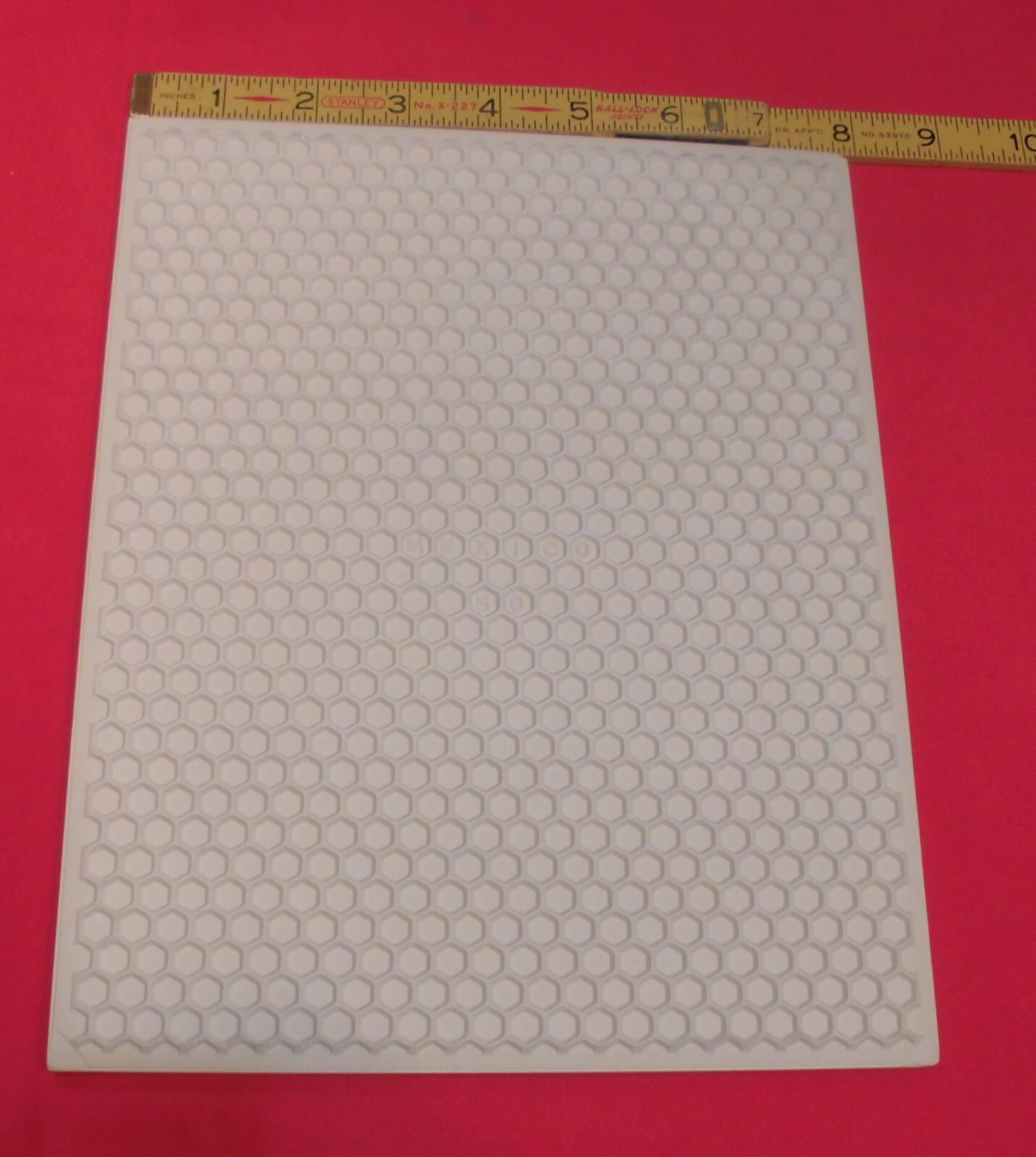 1 pc *Ice White* 8″ X 10″ Ceramic Wall Tile by American Olean, discontinued size