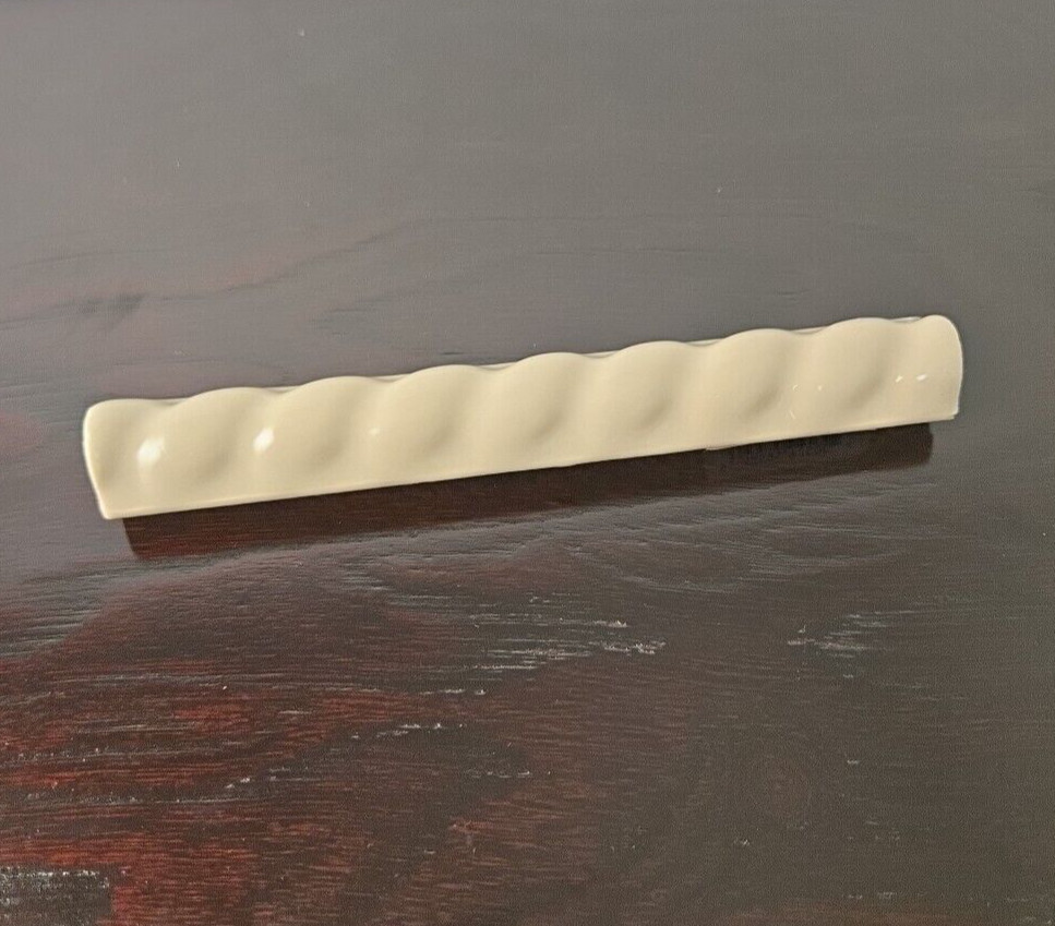 1pc. Taupe Mist Ceramic Sizzle Liner Rope Tile 1/2″ x 6″ American Olean