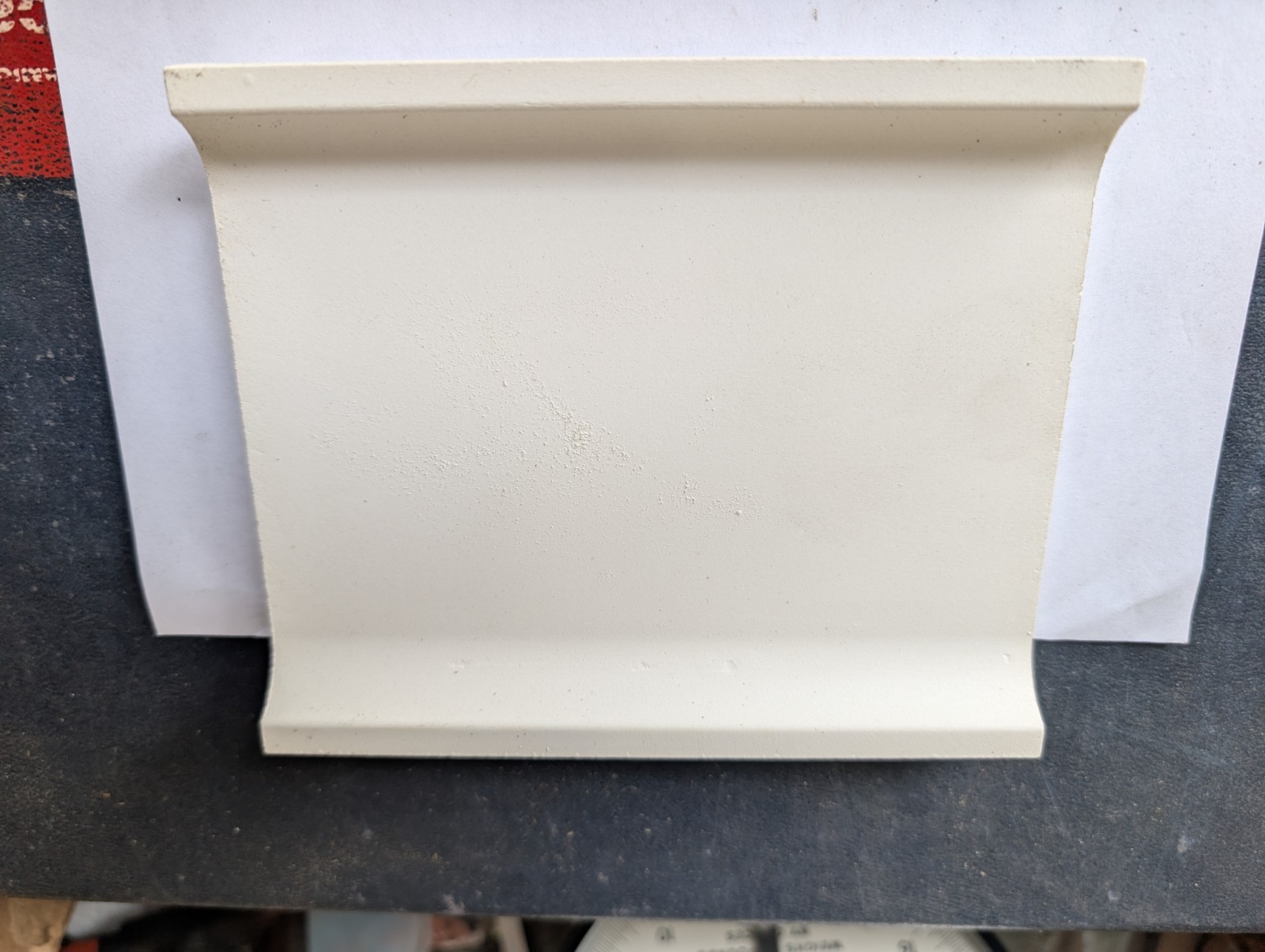1 pc American Olean Gloss Gold Mist #48 A7510 Ceramic Tile Mud Bullnose 5″x6″
