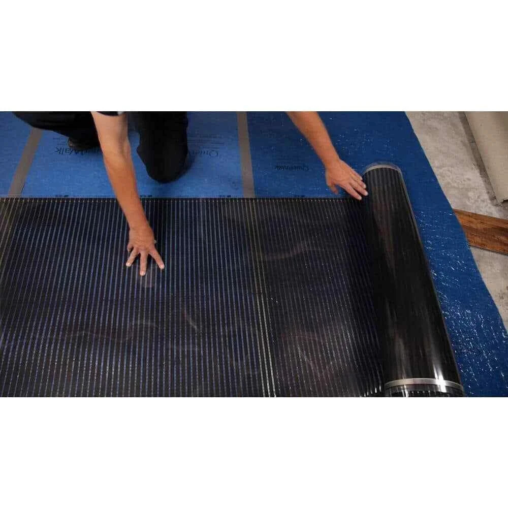 30 Sq-Ft Electric Radiant Floor Heating System 120V Sealed Lead Wires 10′ x 36″
