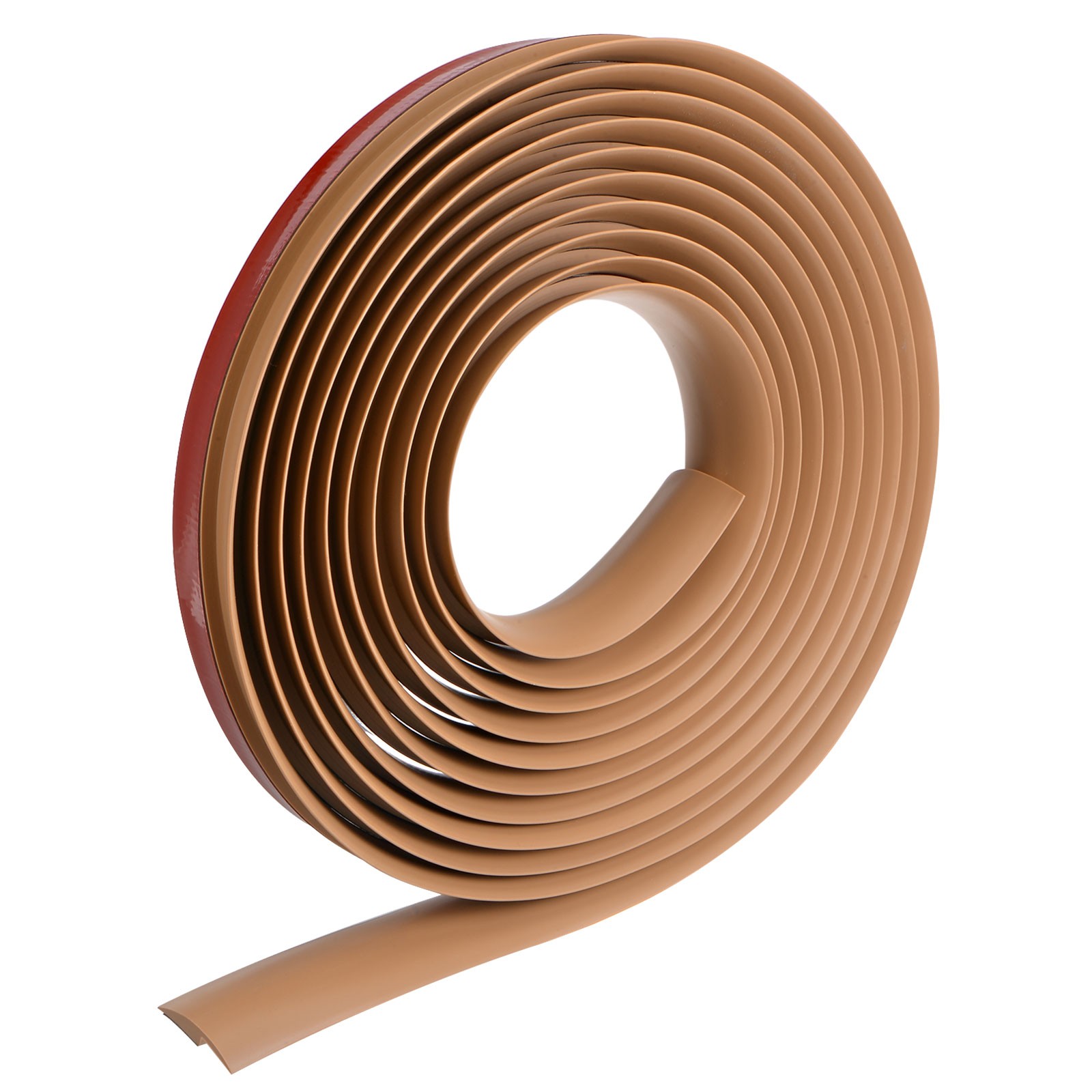 19.67ft PVC Floor Transition Strip Carpet to Tile Strip Brown