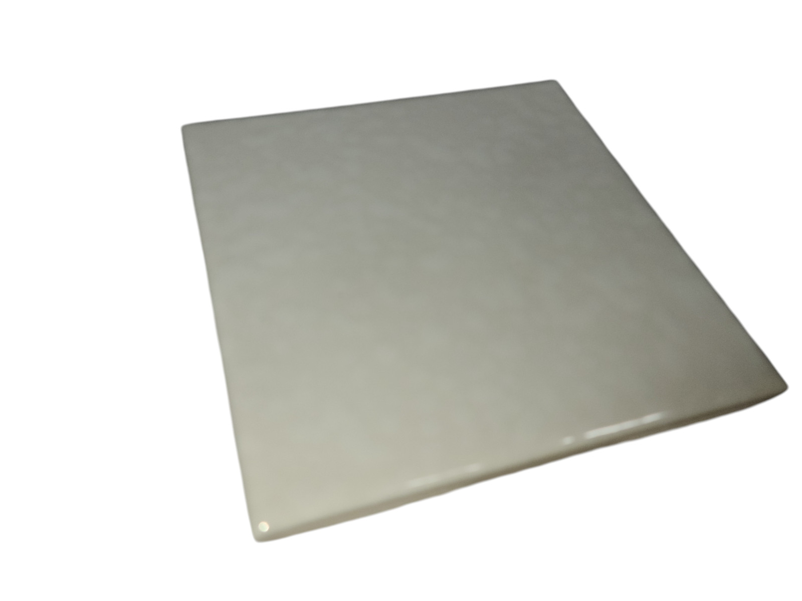 Snow White Ceramic Florida Tile 4 3/8 in FT Rippled Subway Square Potters Touch