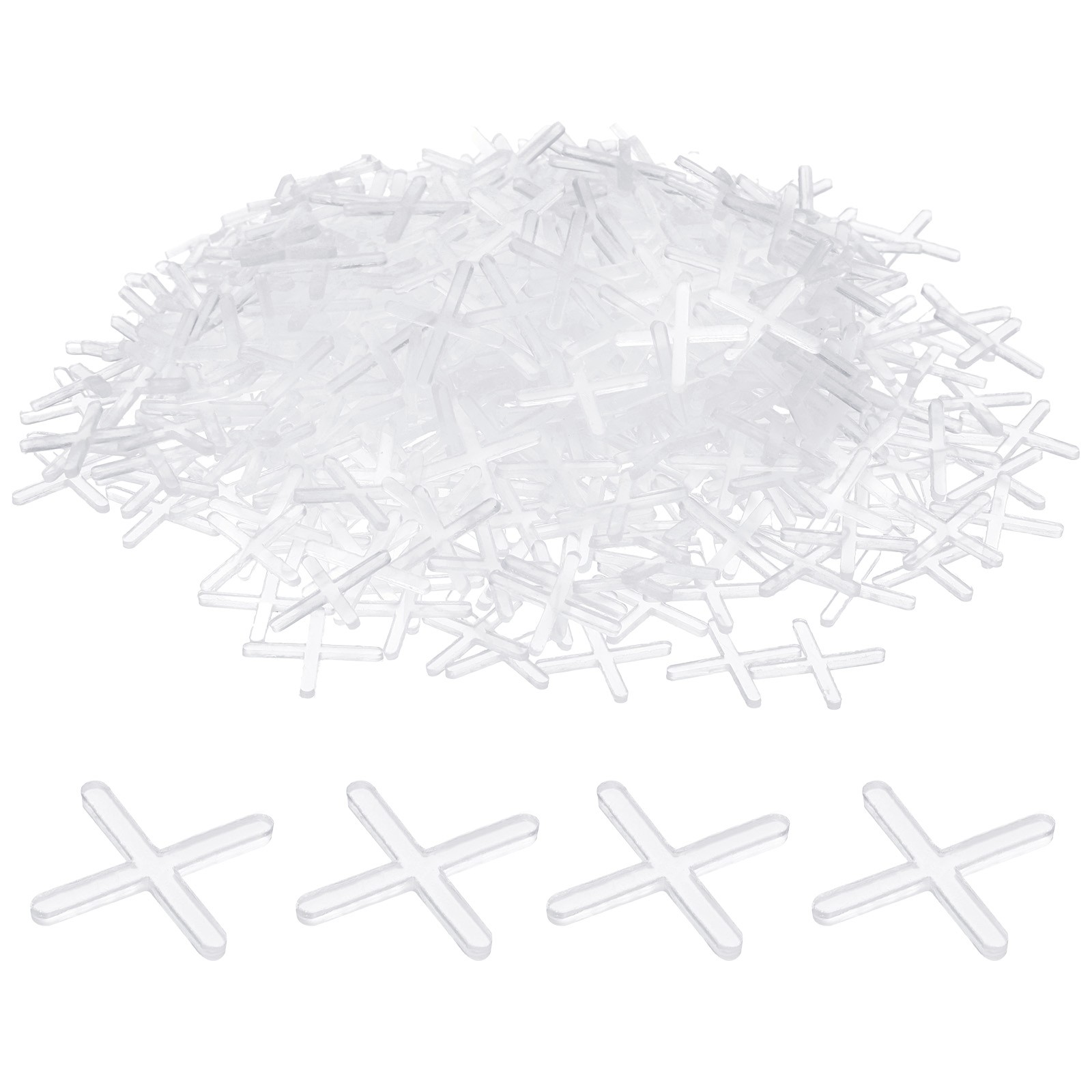 200pcs Tile Spacers 2mm Hard Plastic Cross Tiles Leveler Spacer for Ceramic