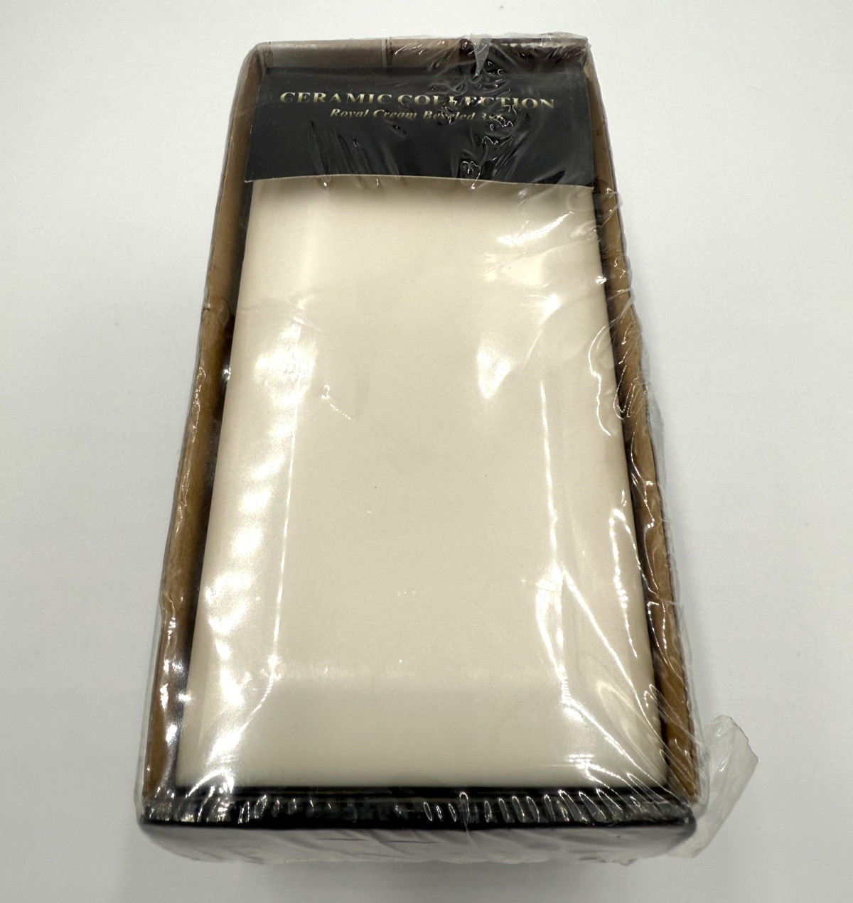 U.S. Ceramic Tile Bright Glazed Snow White 3 in. x 6 in. Ceramic Beveled Edge Wa