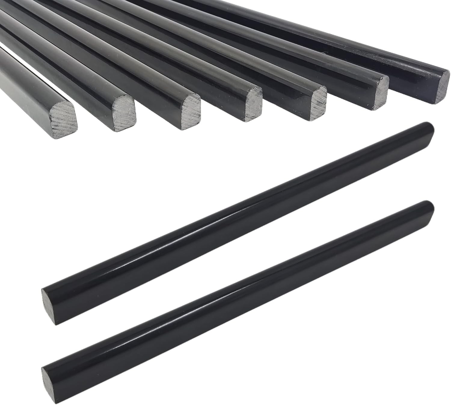 Black Marble Pencil Tile Edge Trim – 15 Pack for Backsplash & Showers