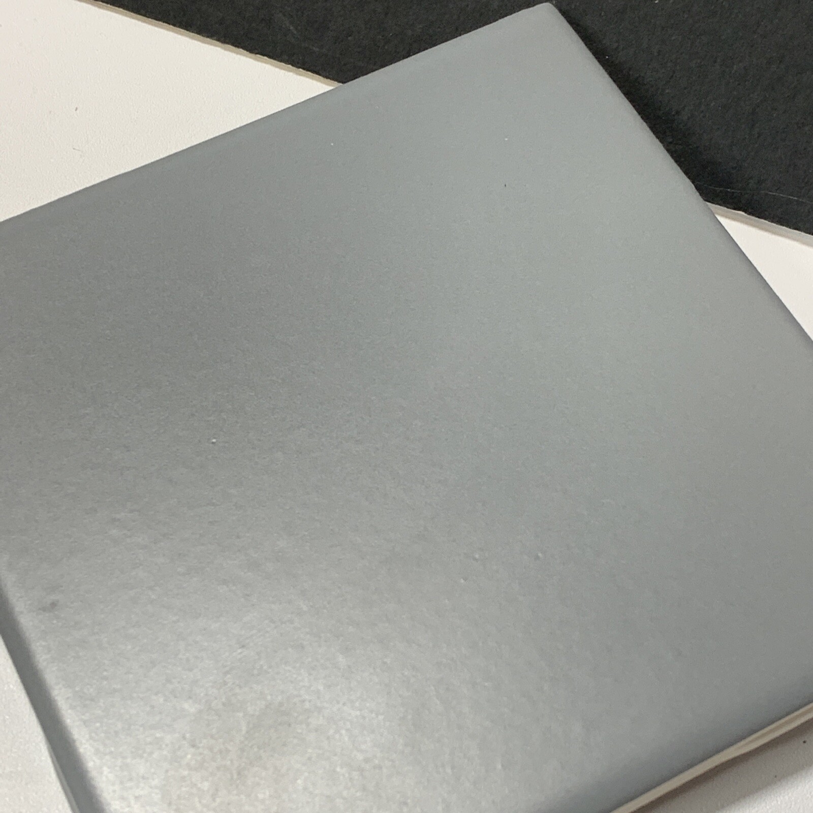 Matte Gray / Grey Ceramic Tile 4 3/8 Vintage FT Mid Century Modern 4×4 Tile