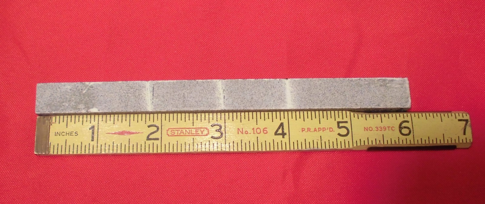 Gloss Dark Black Ceramic Liner-Sizzle Tile 1/2″ X 6″ American Olean, made 1960’s
