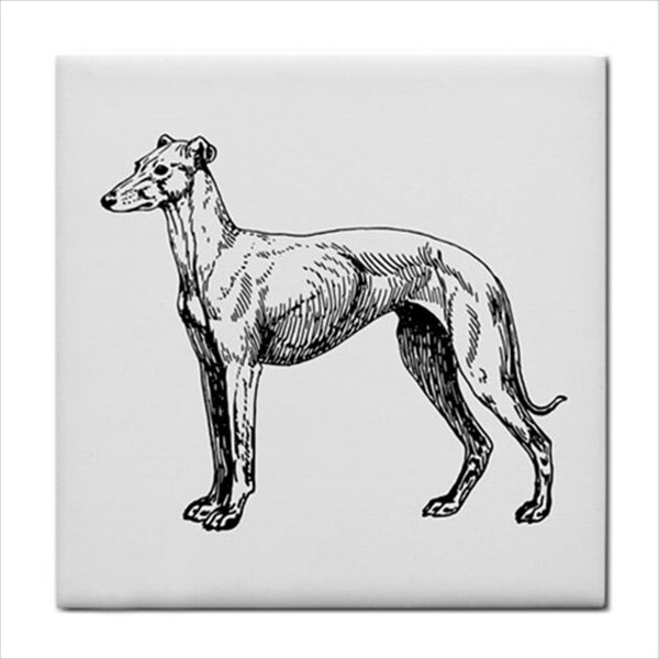 Dogs Ceramic Tile Set Of 16 Backsplash 4.25″ Tiles Home Decor Dog Breed Art