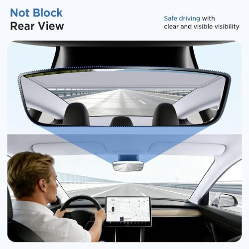 2026 Upgrade Sunshade Roof for Tesla Model 3 Highland Model 3 2022-2026 Black