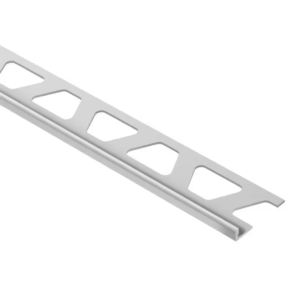 Schiene Satin Anodized Aluminum 1/8 In. X 8 Ft. 2-1/2 In. Metal L-Angle Tile Edg