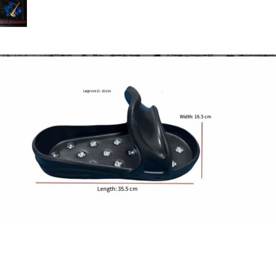 1Pair American version 11-16 sizeself-leveling construction slip-on studdedshoes