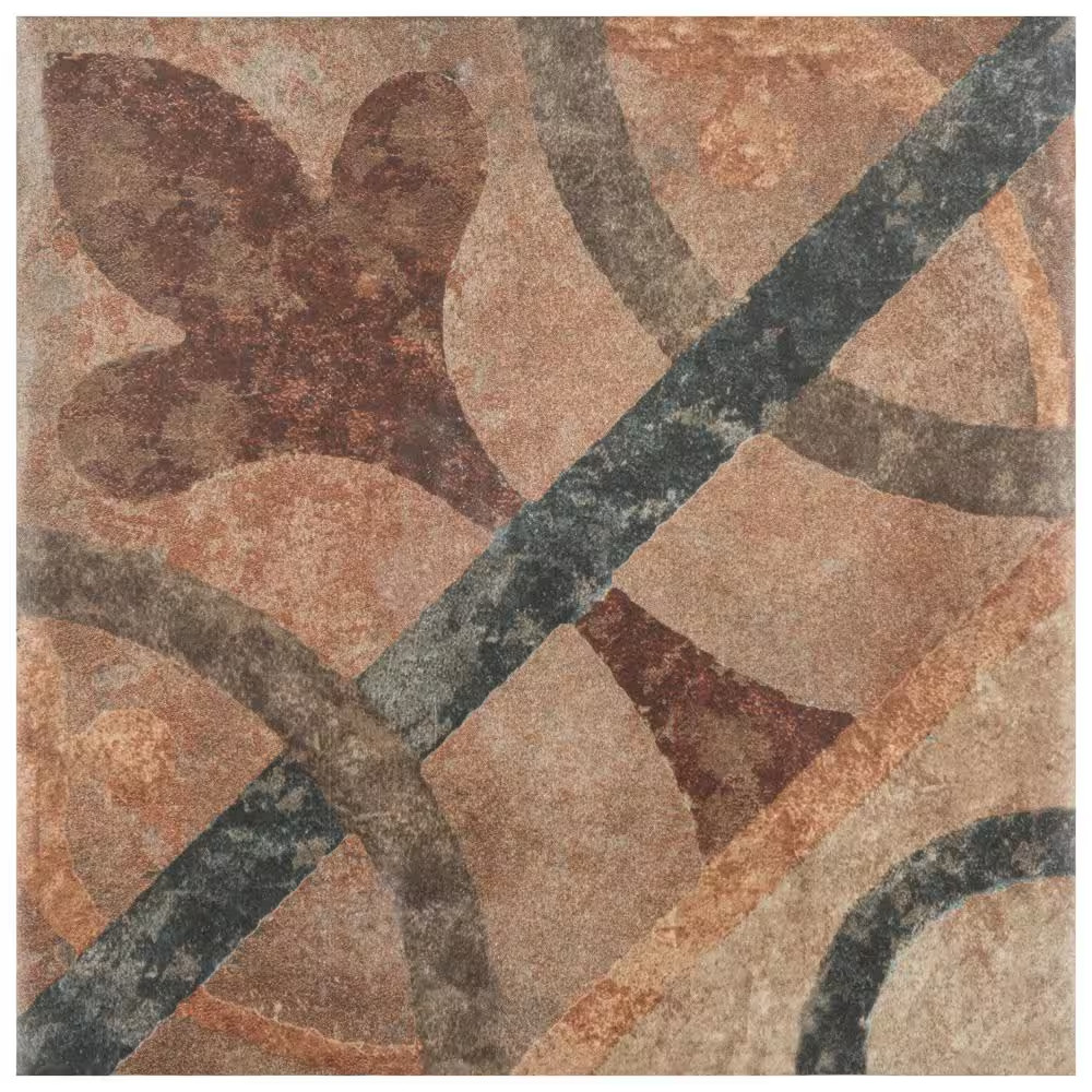 Americana Cleveland 8-3/4 In. X 8-3/4 In. Porcelain Floor and Wall Tile (11.0 Sq
