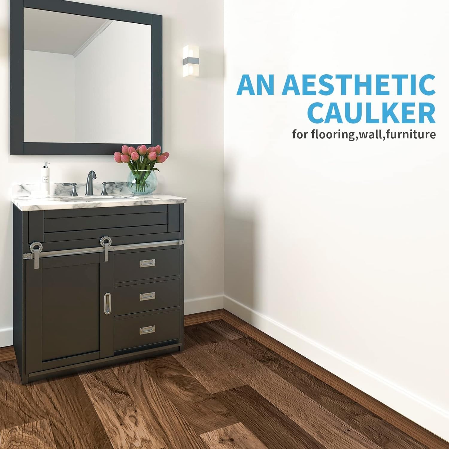 4FT Multi-Use Vinyl Floor Transition Strip – Perfect for Joining Rooms Elegantly