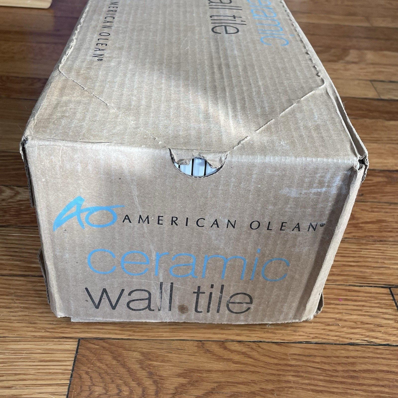 3×6 Ice White Ceramic Subway Tile, American Olean (New Box, 12.5 SF, 100 pc)