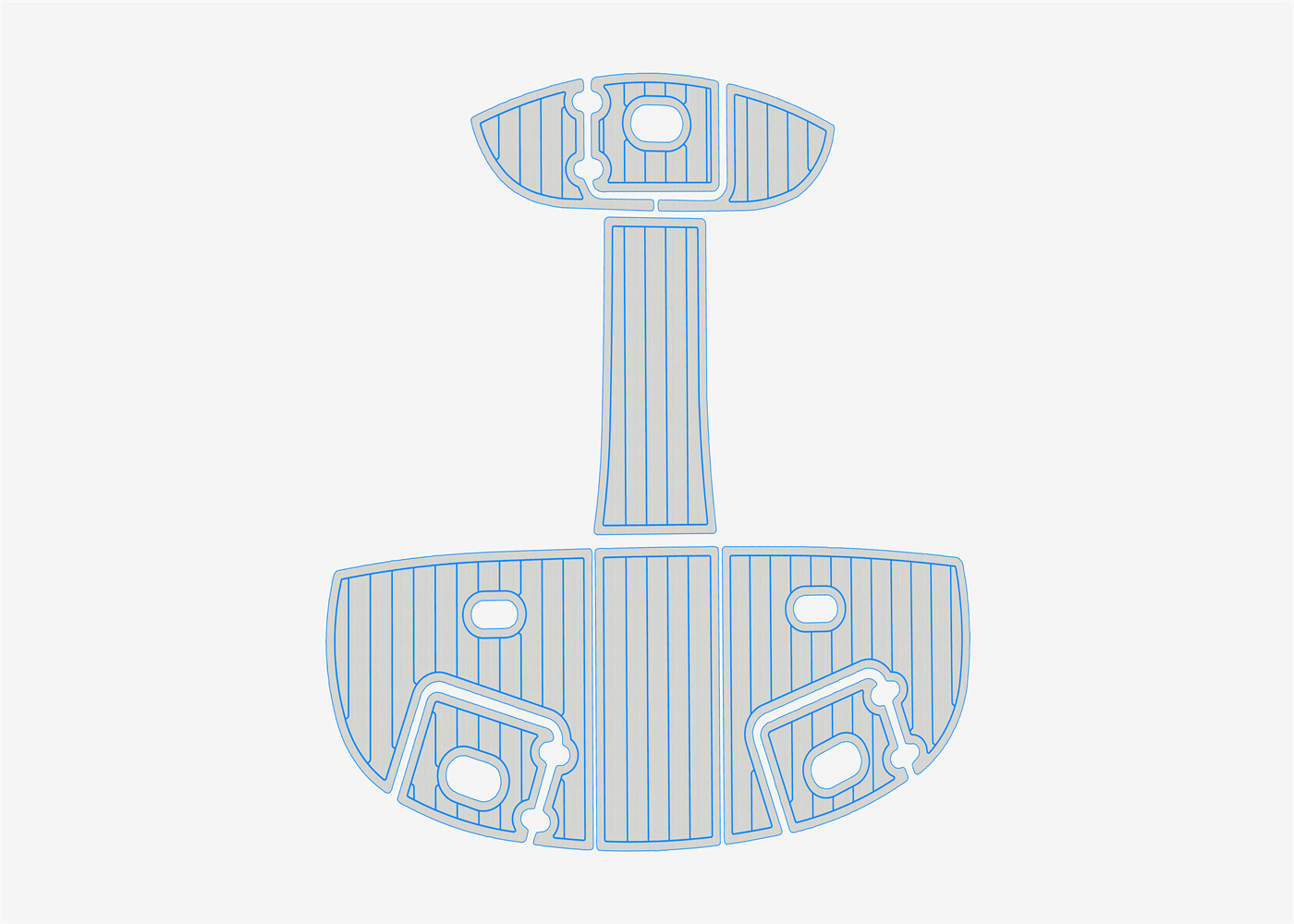 2002-2005 Four winns 264 Funship EVA Foam Boat Decking Marine Flooring Mat Pad