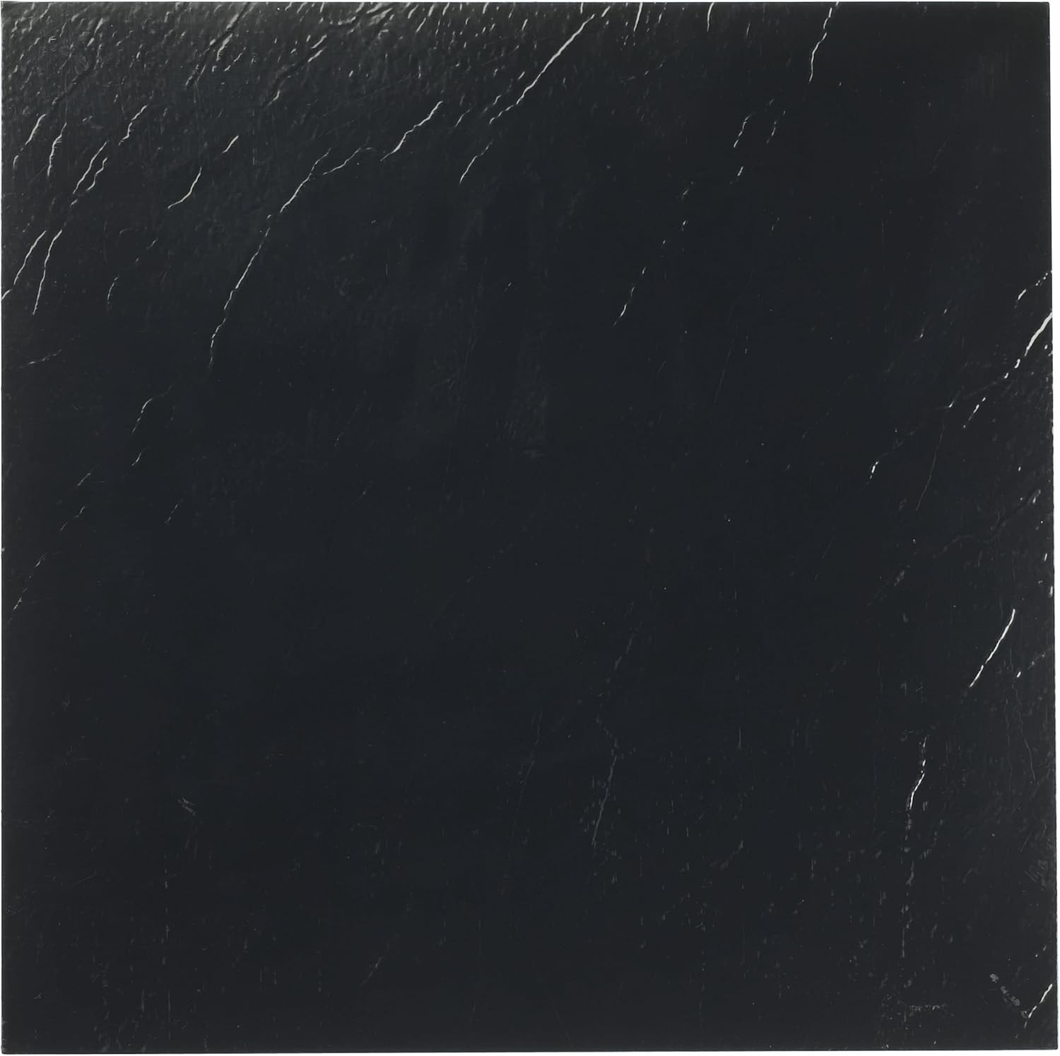 Nexus Peel & Stick Vinyl Floor Tiles, Black, 20 sq ft
