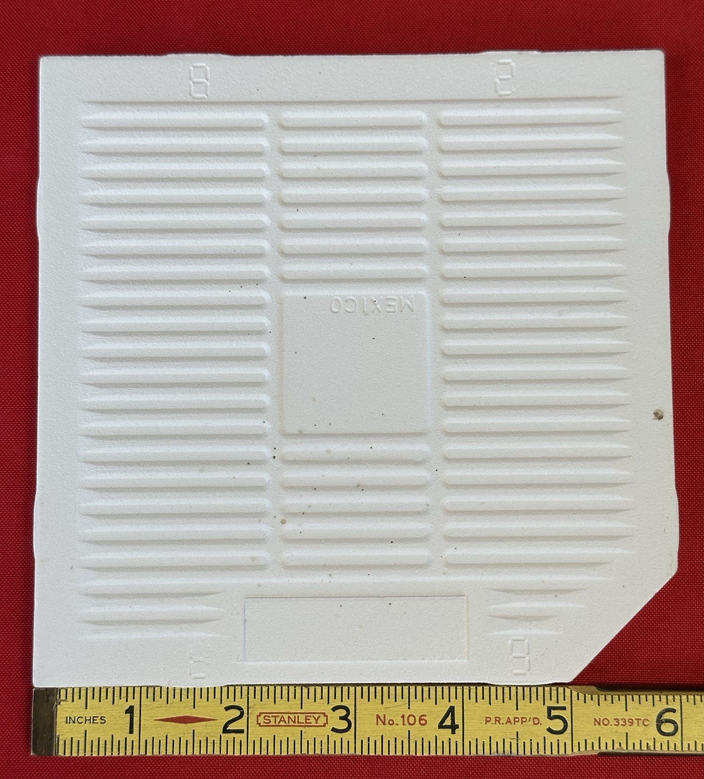 1 pc. Designer White: Pentagon Matte Ceramic Tile: Clipped by American Olean 6″