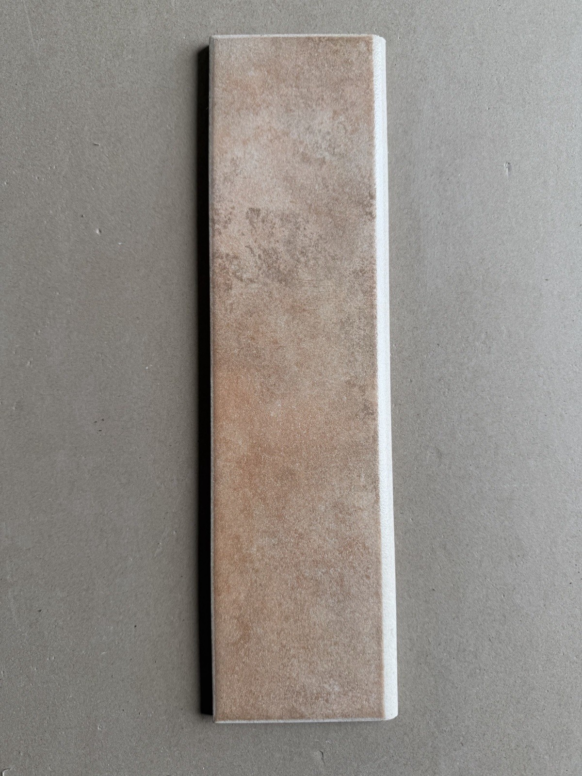 1PCS (32CM) PINK PORCELAIN STONEWARE BAKED EFFECT SKIRTING BOARD 8x32CM
