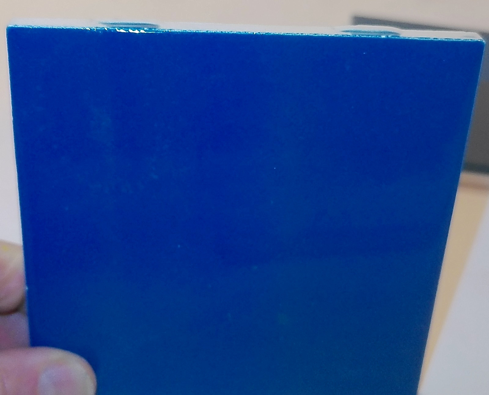Glossy Ceramic Tile Blue 4.25″ X 4.25″ New old stock Lot of 4 Country Blue
