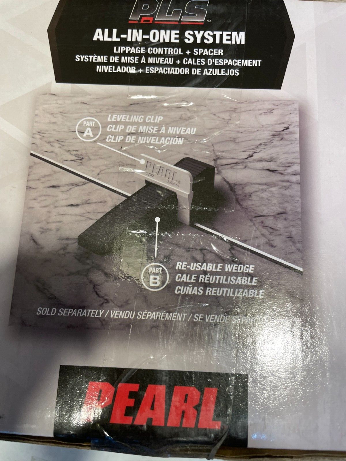 Pearl Abrasives Tile Spacers Leveling System 500pc PLS 1/32″ Tile Leveling Clips