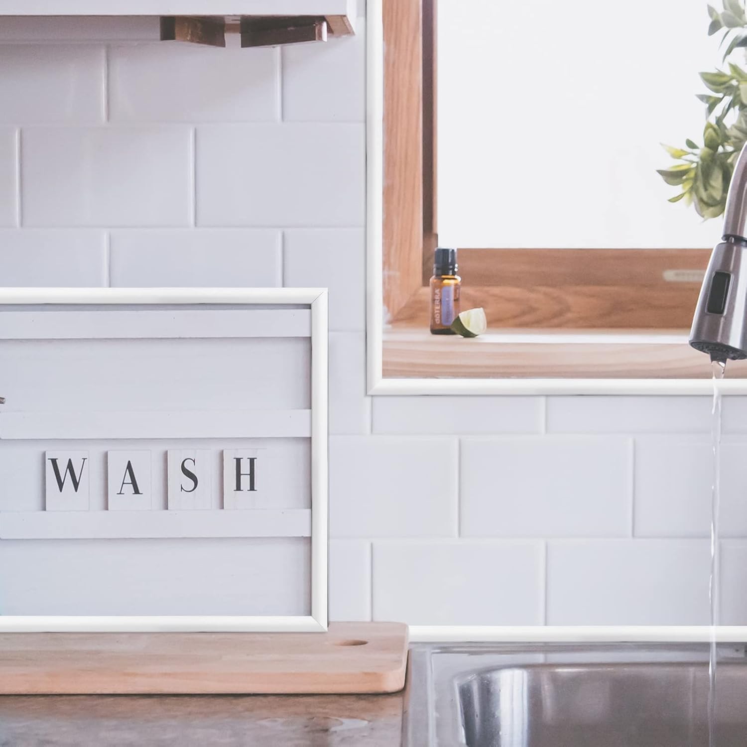 White 10 Ft Peel and Stick Wall Molding for Elegant Backsplash & Corner Decor