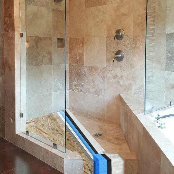 Fast Floor by Curbblocks pre sloped shower pan / shower floor polystyrene floor