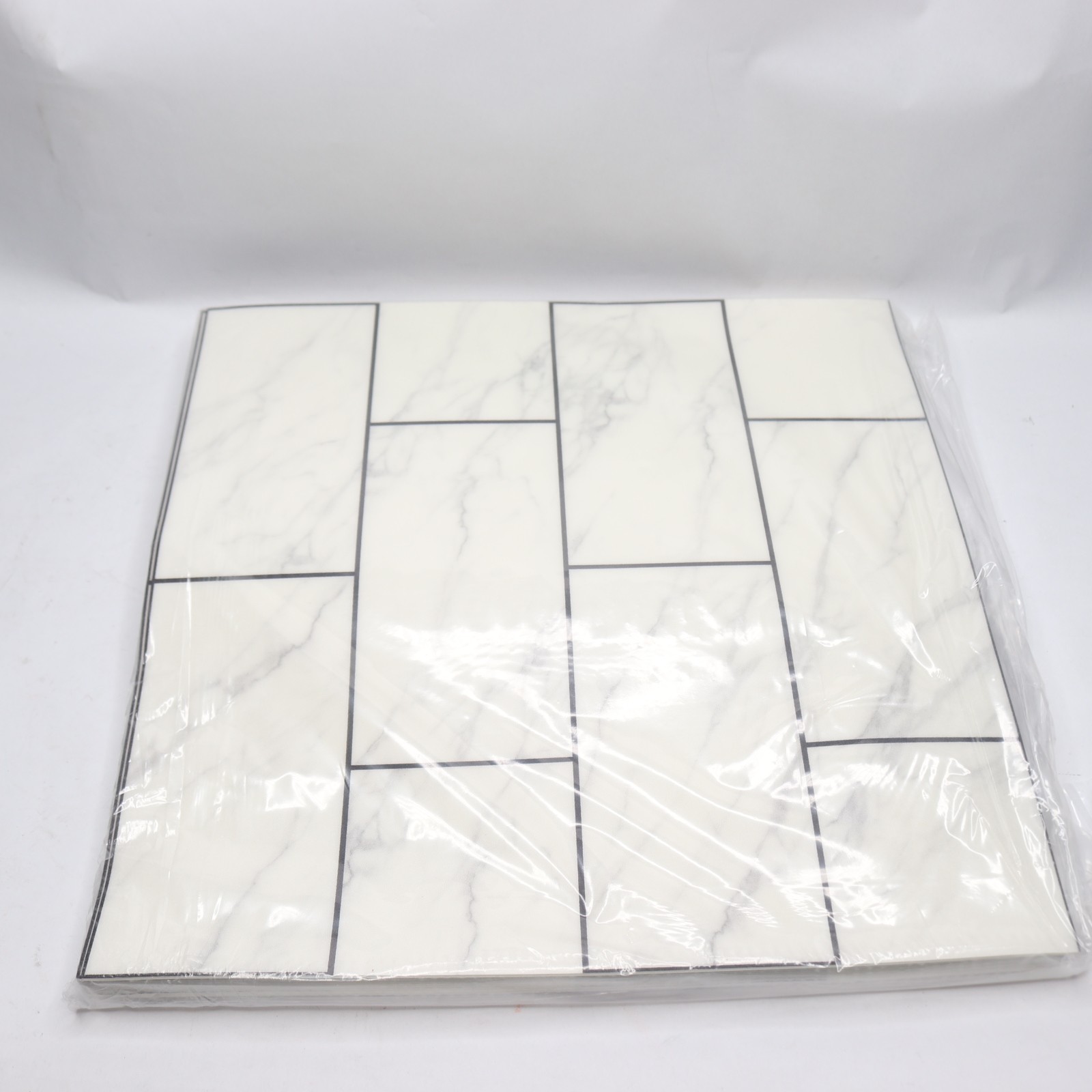 (10-Pk) Jeedeson Self Adhesive Backsplash Tile Peel and Stick 12″ x 12″
