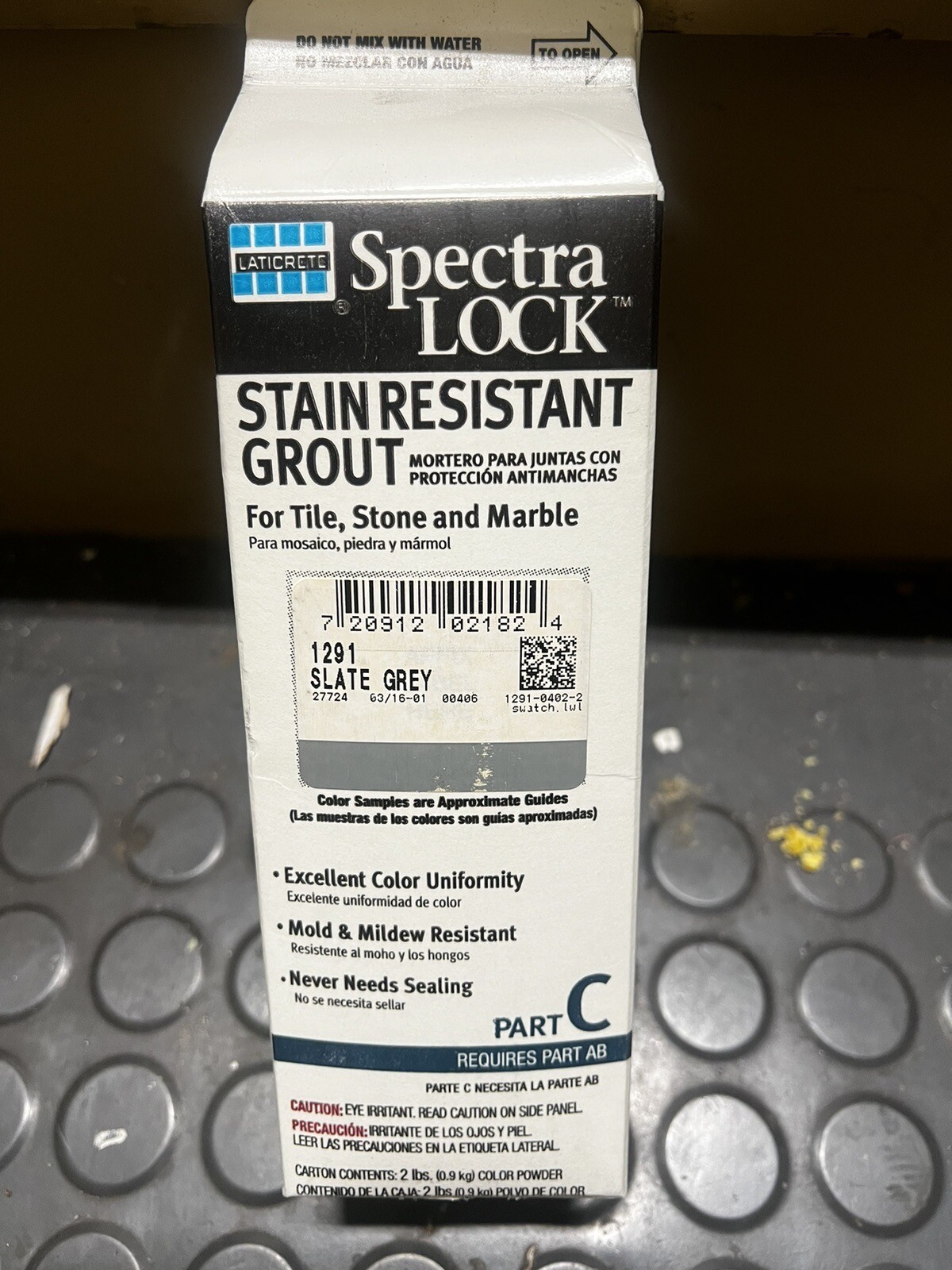 Laticrete SpectraLOCK PRO Premium Grout Part C Powder 2 lb- Slate gray