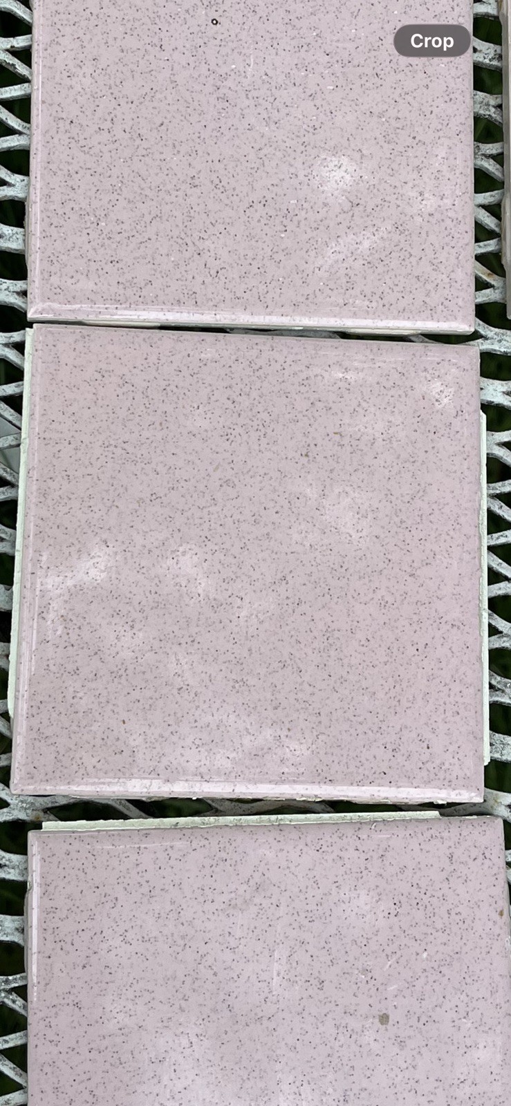 Reclaimed Pink Ceramic Mid Century tile made by Ford 12 Pieces 4 1/4”VintageUSA