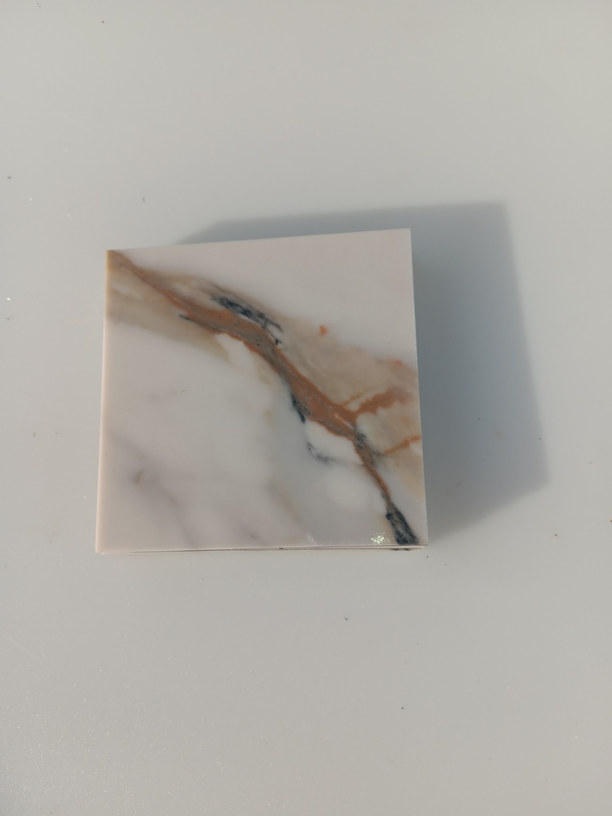 Lot Of 50 Marble Subway Tile 4×4…Versatile For Crafts or Backsplash