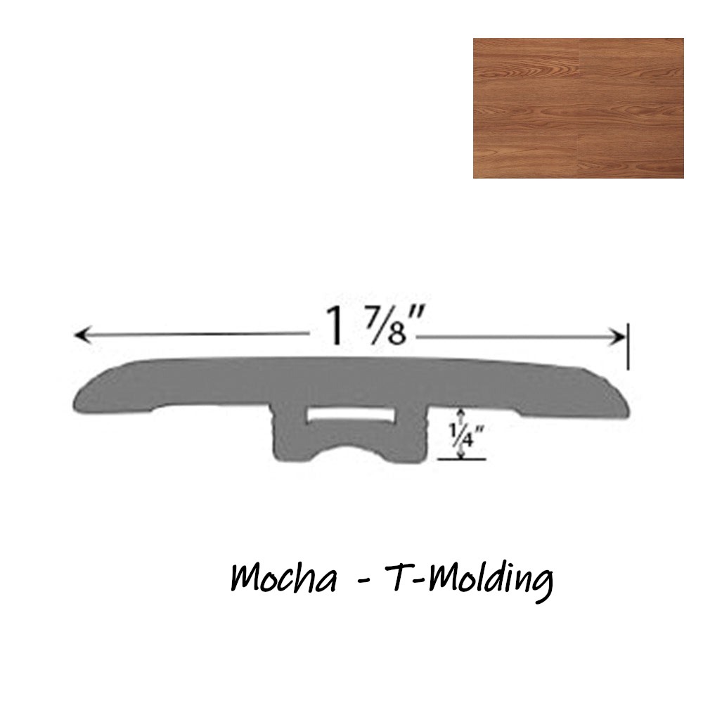 PRODURA Mocha 28mil Heavy Duty Wearlayer Vinyl Click Luxury Floor 48x7inx8mm