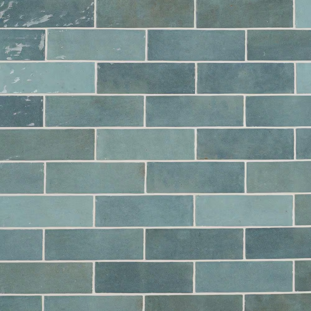Kingston Turquoise 3 In. X 8 In. Glazed Ceramic Wall Tile (5.38 Sq. Ft./Case)