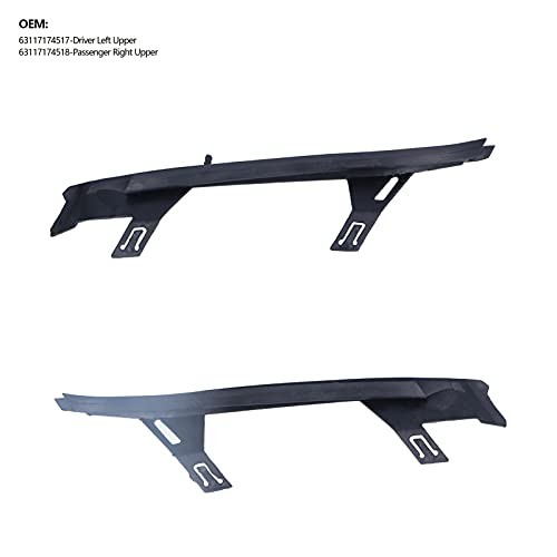 Pair of Upper Headlight Gaskets Sealing Strip Upper Headlight Cover Left Right