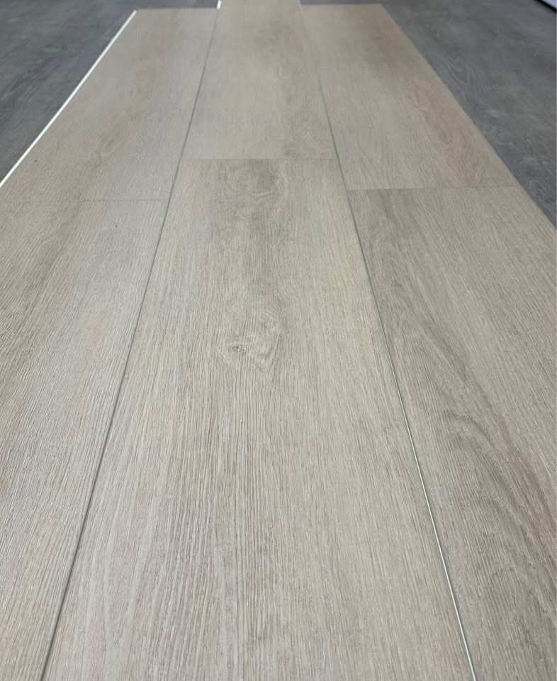 Premium Coretec Enhanced LVP 8mm thick 22 Mil Wear Layer 9”w color Golden Veil
