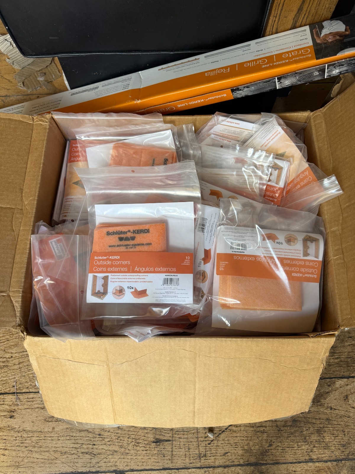 NEW 10 Pack Schluter KERDI Outside Waterproofing Corners KERECK/FA10