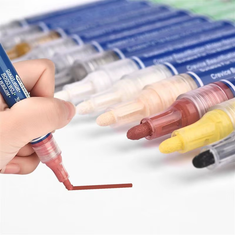 Waterproof Tile Grout Pen for Seam Repair and Cleaning – Bathroom & Floor Use