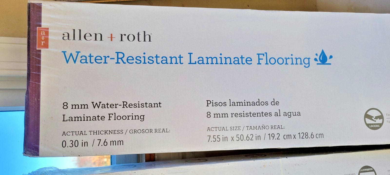 Allen Roth (Lowes) Urbanite Oak Water Resistant Laminate Flooring Click Lock