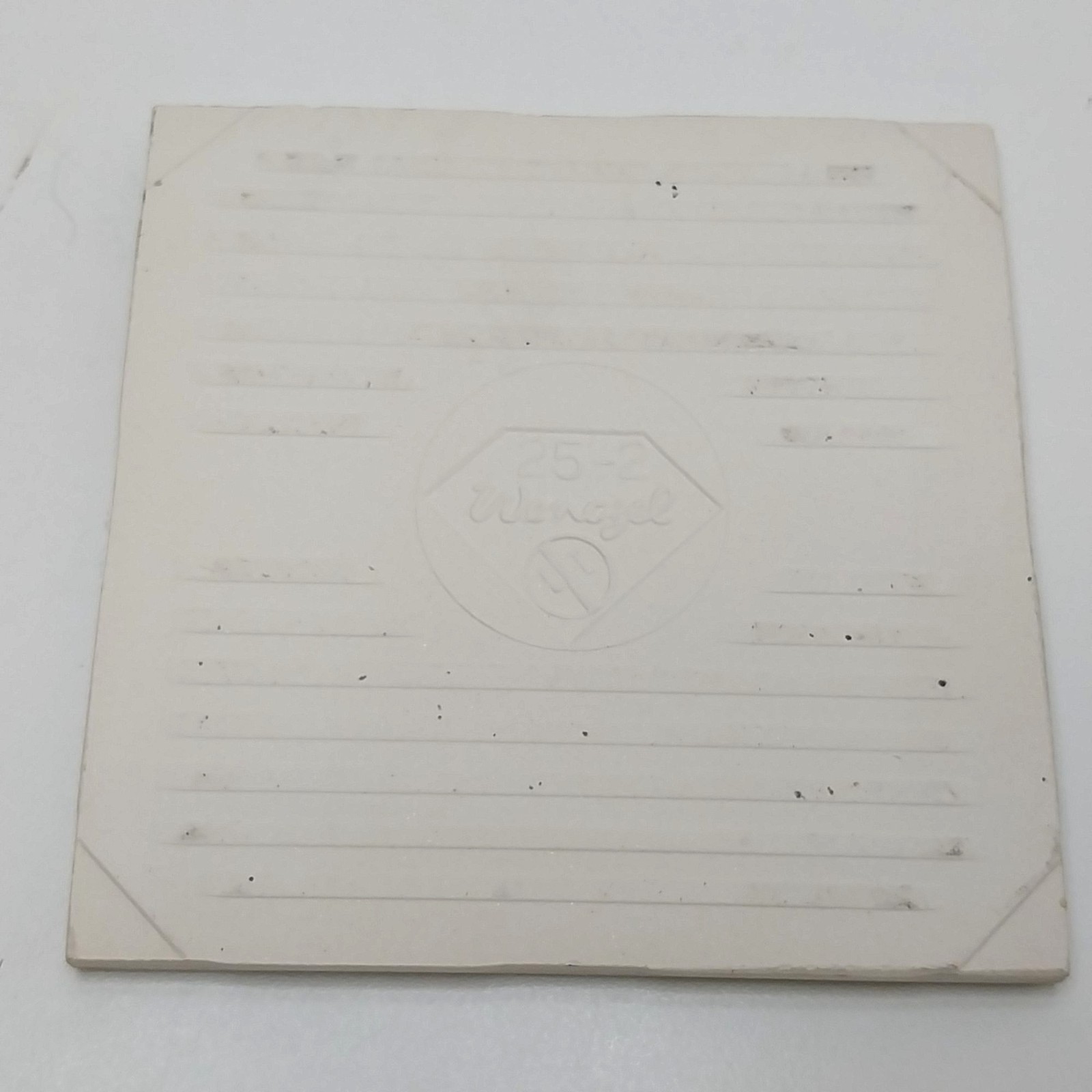 Vintage Wenczel Ceramic Wall Tile 4.25″ Square Seafoam Sage Light Green Glossy