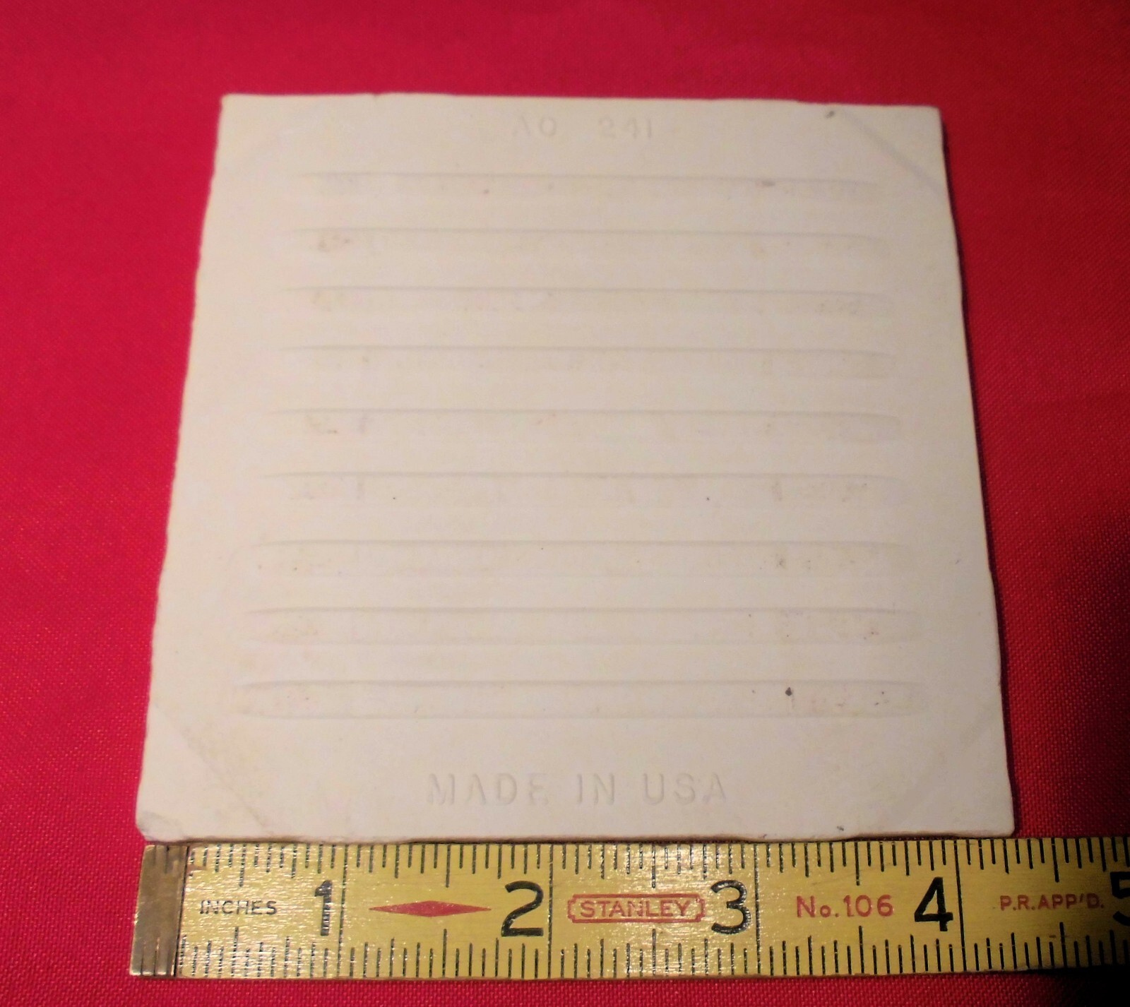 1 pc. Buckwheat: 4-1/4″ Crystalline Ceramic Tile, American Olean, Made 1980’s