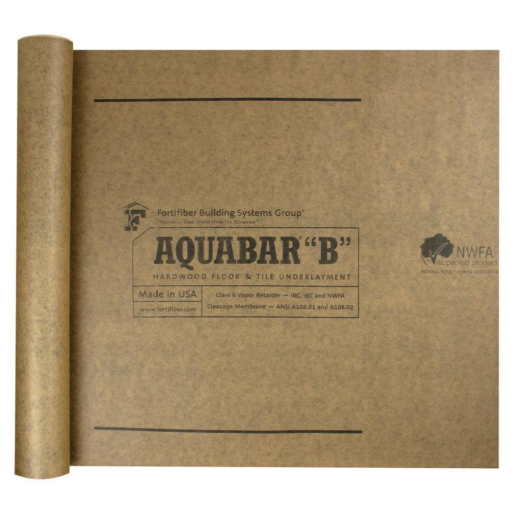 NEW Aquabar B Tile Underlayment Roll 36 in. Wide x 167 ft. Long x 7 mil Thick