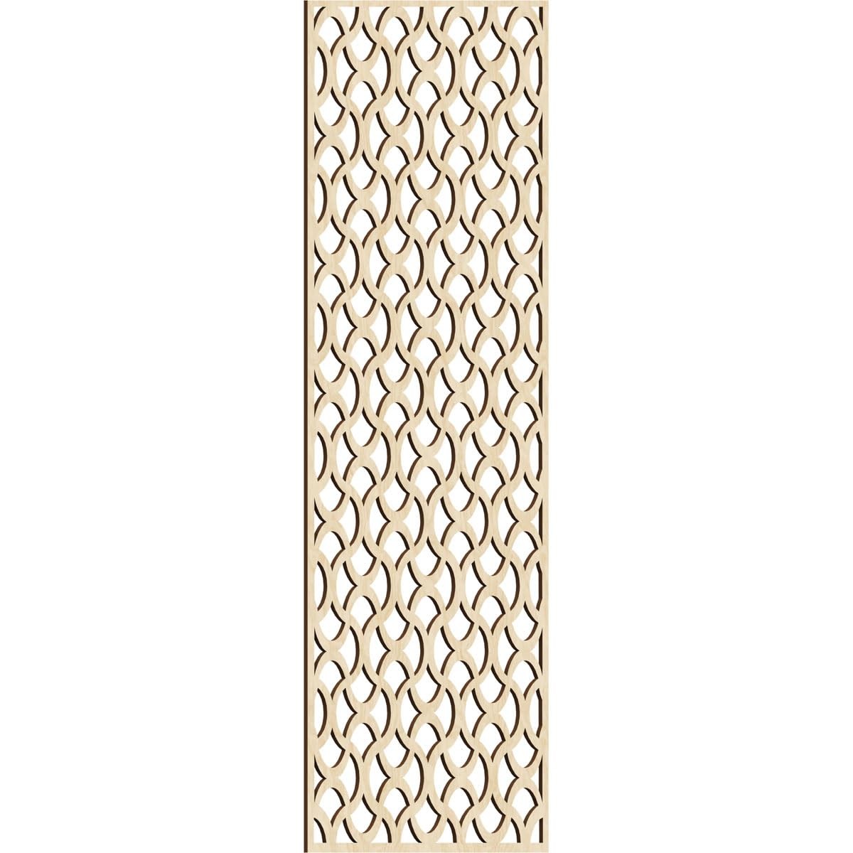 Resort Decorative Pierced Fretwork Wood Wall Panels 23 3/8″W x 59 3/8″H x 1/4″T