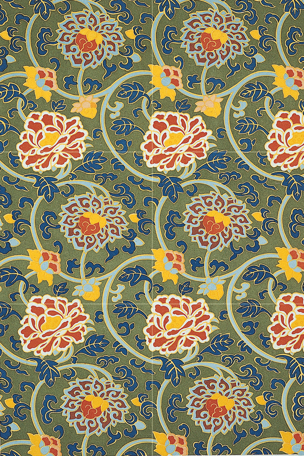 Art Oriental Flowers Ornament Kitchen Mural Ceramic Tiles Home Decor Tile #2517