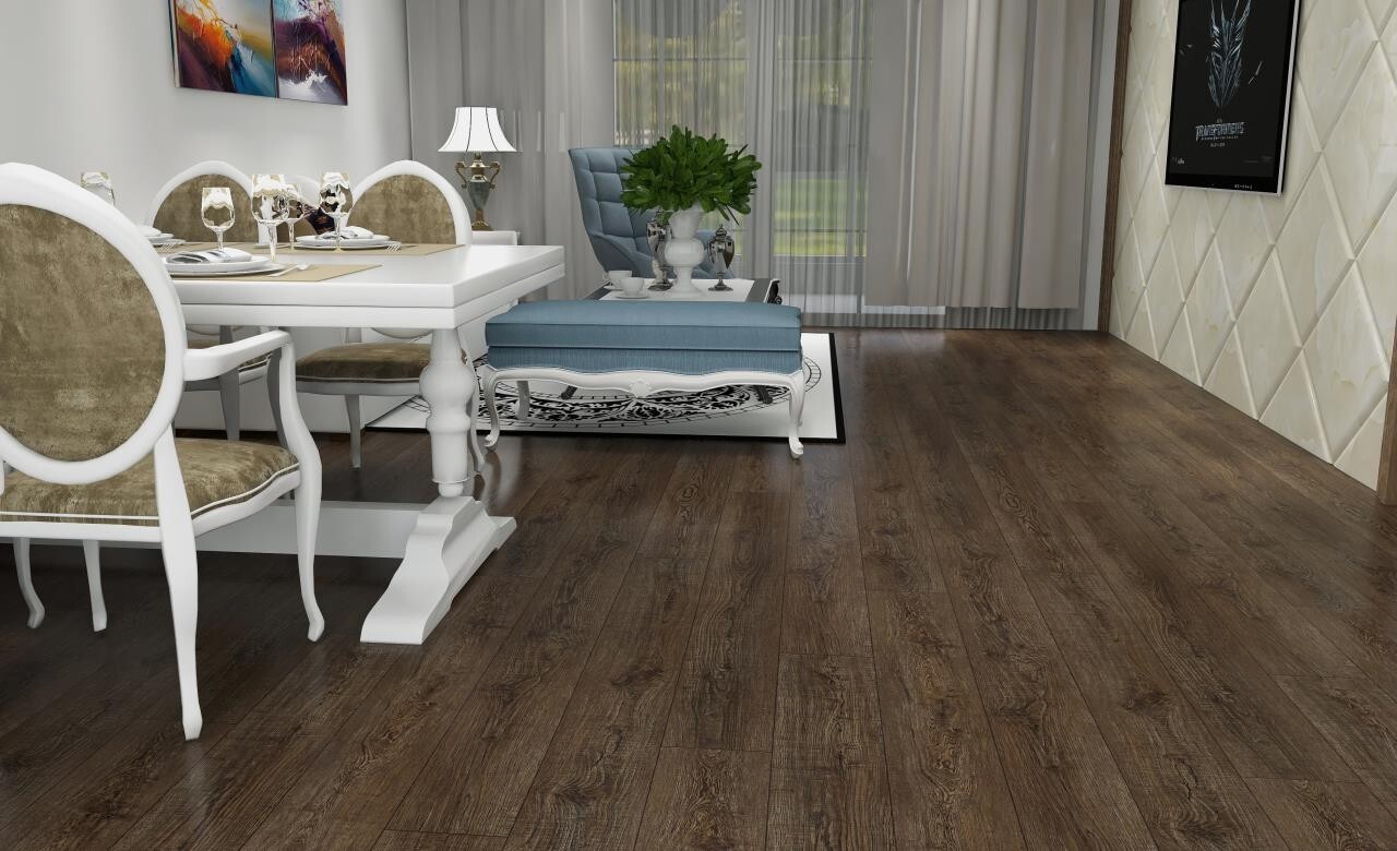 SPC Luxury Vinyl Click Flooring Plank Waterproof w/pad 1.5mm IXPE SAMPLE 007